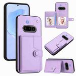 For Nothing Phone 3a Button Card Bag RFID Anti-theft Phone Case(Purple)