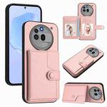 For Nothing Phone 3a Pro Button Card Bag RFID Anti-theft Phone Case(Pink)