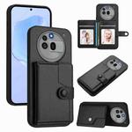 For Nothing Phone 3a Pro Button Card Bag RFID Anti-theft Phone Case(Black)
