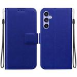 For Samsung Galaxy S23 FE 5G Ultra-thin Voltage Magnetic Buckle Leather Phone Case(Blue)