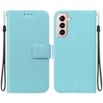 For Samsung Galaxy S21+ 5G Ultra-thin Voltage Magnetic Buckle Leather Phone Case(Green)