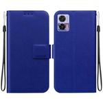 For Motorola Edge 30 Neo / Edge 30 Lite Ultra-thin Voltage Magnetic Buckle Leather Phone Case(Blue)