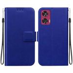 For Motorola Edge 50 Ultra Ultra-thin Voltage Magnetic Buckle Leather Phone Case(Blue)