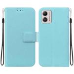 For Motorola Moto G13 / G23 / G53 5G Ultra-thin Voltage Magnetic Buckle Leather Phone Case(Green)