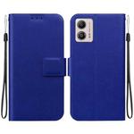 For Motorola Moto G13 / G23 / G53 5G Ultra-thin Voltage Magnetic Buckle Leather Phone Case(Blue)