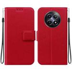 For Realme 12 5G Ultra-thin Voltage Magnetic Buckle Leather Phone Case(Red)