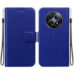 For Realme 12 5G Ultra-thin Voltage Magnetic Buckle Leather Phone Case(Blue)