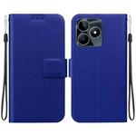 For Realme C53 / C53 India / Narzo N53 Ultra-thin Voltage Magnetic Buckle Leather Phone Case(Blue)