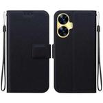 For Realme C55 / Narzo N55 Ultra-thin Voltage Magnetic Buckle Leather Phone Case(Black)