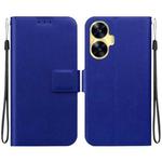 For Realme C55 / Narzo N55 Ultra-thin Voltage Magnetic Buckle Leather Phone Case(Blue)