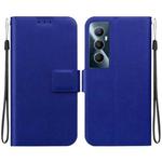 For Realme C65 4G Ultra-thin Voltage Magnetic Buckle Leather Phone Case(Blue)