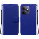 For Realme GT Neo6 / GT Neo6 SE / GT 6 Ultra-thin Voltage Magnetic Buckle Leather Phone Case(Blue)