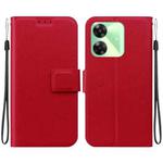 For Realme Note 60 / C61 / C63 Ultra-thin Voltage Magnetic Buckle Leather Phone Case(Red)