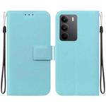 For Realme C75 Ultra-thin Voltage Magnetic Buckle Leather Phone Case(Green)