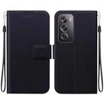 For OPPO Reno12 Pro 5G Global Ultra-thin Voltage Magnetic Buckle Leather Phone Case(Black)