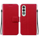 For OPPO K12 Ultra-thin Voltage Magnetic Buckle Leather Phone Case(Red)