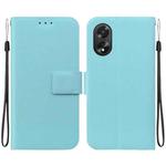 For OPPO A38 / A18 Ultra-thin Voltage Magnetic Buckle Leather Phone Case(Green)