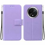 For OPPO A3 Pro 5G Global / India Ultra-thin Voltage Magnetic Buckle Leather Phone Case(Purple)