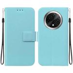 For OPPO A3 Pro 5G Global / India Ultra-thin Voltage Magnetic Buckle Leather Phone Case(Green)