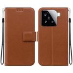 For Xiaomi 15 Ultra-thin Voltage Magnetic Buckle Leather Phone Case(Brown)