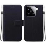 For Xiaomi 15 Ultra-thin Voltage Magnetic Buckle Leather Phone Case(Black)