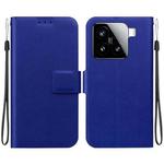 For Xiaomi 15 Ultra-thin Voltage Magnetic Buckle Leather Phone Case(Blue)