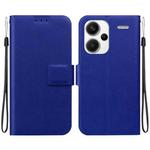 For Redmi Note 13 Pro+ Ultra-thin Voltage Magnetic Buckle Leather Phone Case(Blue)