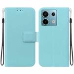 For Redmi Note 13 Pro 5G / Poco X6 Global Ultra-thin Voltage Magnetic Buckle Leather Phone Case(Green)