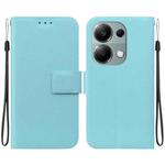 For Redmi Note 13 Pro 4G / Poco M6 Pro 4G Ultra-thin Voltage Magnetic Buckle Leather Phone Case(Green)