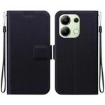 For Redmi Note 13 4G Global Ultra-thin Voltage Magnetic Buckle Leather Phone Case(Black)