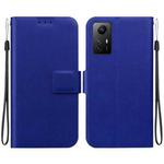 For Redmi Note 12S Ultra-thin Voltage Magnetic Buckle Leather Phone Case(Blue)