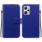 For Redmi Note 12 Pro+ Global Ultra-thin Voltage Magnetic Buckle Leather Phone Case(Blue)