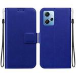 For Redmi Note 12 4G Global Ultra-thin Voltage Magnetic Buckle Leather Phone Case(Blue)