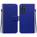 For Redmi Note 11 4G / Note 11S Ultra-thin Voltage Magnetic Buckle Leather Phone Case(Blue)