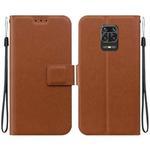 For Redmi Note 10 Lite Ultra-thin Voltage Magnetic Buckle Leather Phone Case(Brown)