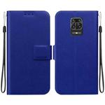 For Redmi Note 10 Lite Ultra-thin Voltage Magnetic Buckle Leather Phone Case(Blue)