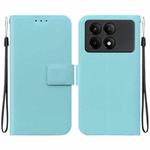 For Redmi K70E / Poco X6 Pro Ultra-thin Voltage Magnetic Buckle Leather Phone Case(Green)