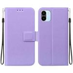 For Redmi A1 / Redmi A2 Ultra-thin Voltage Magnetic Buckle Leather Phone Case(Purple)