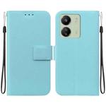 For Redmi 13C 4G / 5G / Redmi 13R Ultra-thin Voltage Magnetic Buckle Leather Phone Case(Green)