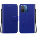 For Redmi 12C / Redmi 11A Ultra-thin Voltage Magnetic Buckle Leather Phone Case(Blue)