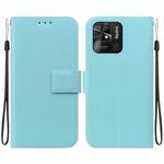 For Redmi 10 / 10 Power India / Redmi 10C Ultra-thin Voltage Magnetic Buckle Leather Phone Case(Green)