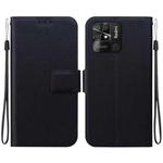 For Redmi 10 / 10 Power India / Redmi 10C Ultra-thin Voltage Magnetic Buckle Leather Phone Case(Black)