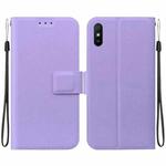 For Redmi 9A Sport / Redmi 9i Sport Ultra-thin Voltage Magnetic Buckle Leather Phone Case(Purple)