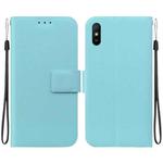 For Redmi 9A Sport / Redmi 9i Sport Ultra-thin Voltage Magnetic Buckle Leather Phone Case(Green)