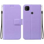 For Redmi 9 Activ / Xiaomi Poco C31 Ultra-thin Voltage Magnetic Buckle Leather Phone Case(Purple)