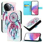 For Redmi K80 / K80 Pro 3D Painting Horizontal Flip Leather Phone Case(Color Drop Wind Chimes)