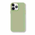 For iPhone 11 Pro Max Skin Feeling Jelly Series TPU + PC Full Coverage Phone Case(Green)