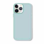 For iPhone 11 Pro Max Skin Feeling Jelly Series TPU + PC Full Coverage Phone Case(Light Green)