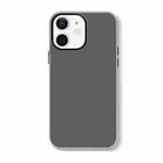 For iPhone 12 Skin Feeling Jelly Series TPU + PC Full Coverage Phone Case(Black)