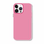 For iPhone 12 Pro Skin Feeling Jelly Series TPU + PC Full Coverage Phone Case(Rose Red)